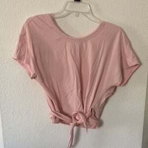 Pink Tie-Front Women's Top Lululemon
